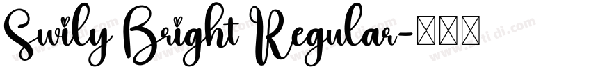 Swily Bright Regular字体转换